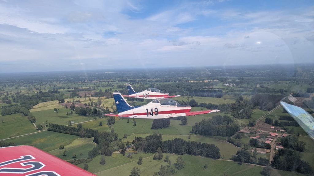 Subalféreces de la Escuela de Aviación realizan Raid de Instrucción en aeronaves t-35 Pillán hacia la IIIª brigada aérea 1 3