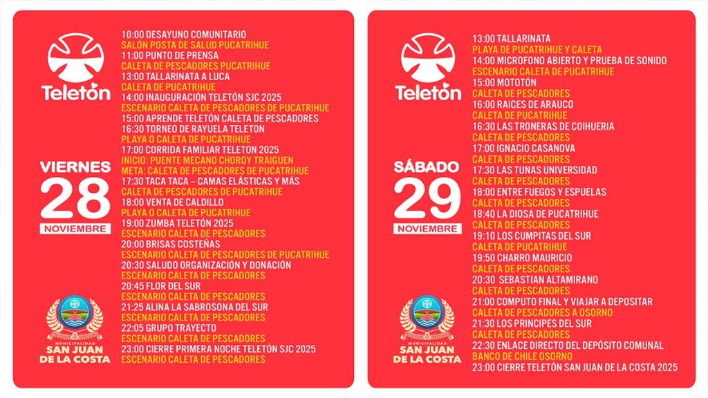 San Juan de la Costa se prepara para vivir la Teletón 2025 2 foto noticia 98