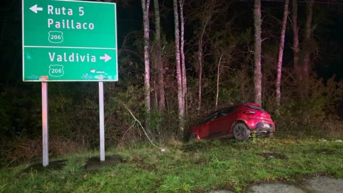 Detienen a conductor ebrio tras choque fatal en ruta T-206 de Paillaco 11 Detienen a conductor ebrio tras choque fatal en ruta T 206 de Paillaco