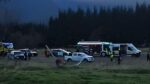 Dos muertos al capotar helicóptero en el aeródromo de Puerto Aysén este domingo 1 Dos muertos al capotar helicoptero en el aerodromo de Puerto Aysen este domingo