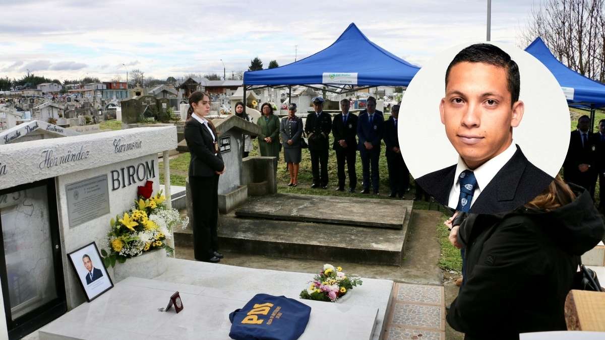 PDI Los Ríos homenajeó en Río Bueno a su mártir Piero Hernández 4 PDI Los Rios homenajeo en Rio Bueno a su martir Piero Hernandez