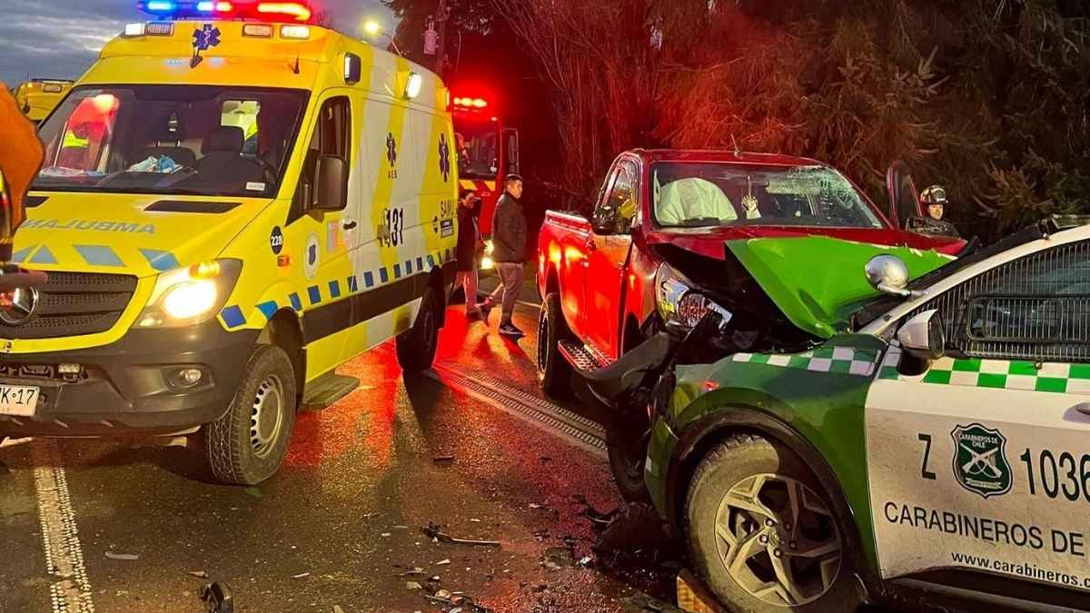 Decretan arresto nocturno a conductor ebrio que chocó patrulla en comuna de Los Lagos 7 Decretan arresto nocturno a conductor ebrio que choco patrulla en Los Lagos