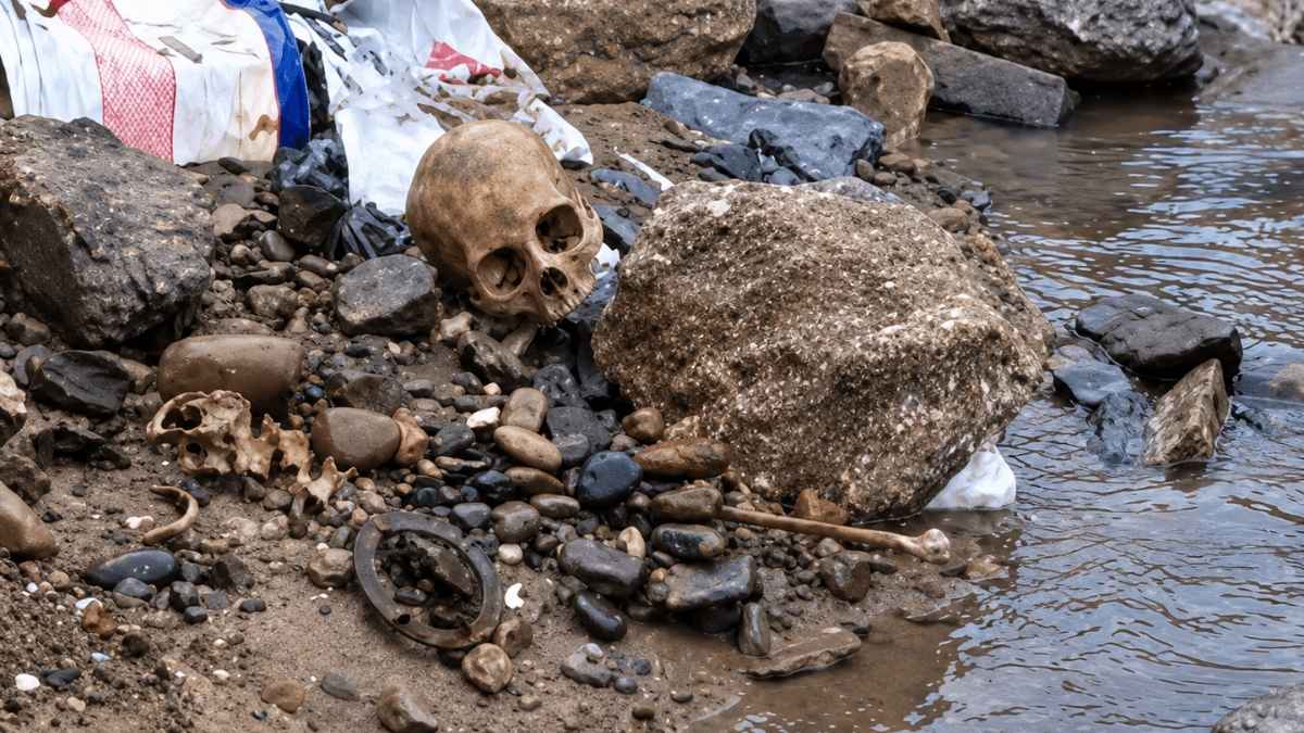 PDI investiga osamentas halladas en Coquimbo tras socavón por lluvias 8 PDI investiga osamentas halladas en Coquimbo tras socavon por lluvias