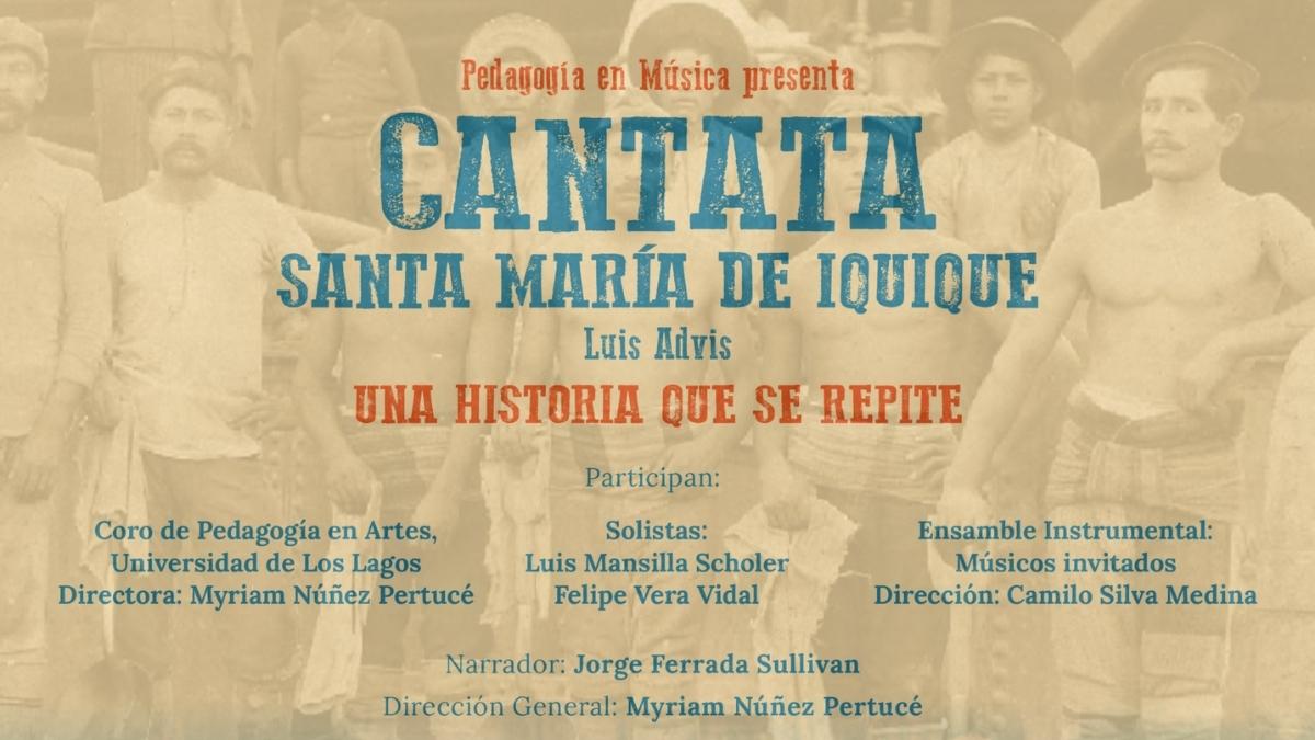 Universidad de Los Lagos presentará la Cantata Santa María en Osorno 4 Universidad de Los Lagos presentara la Cantata Santa Maria en Osorno