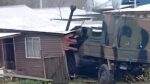 Vehículo militar choca contra vivienda en Antilhue y deja tres lesionados 1 Vehiculo militar choca contra vivienda en Antilhue y deja tres lesionados